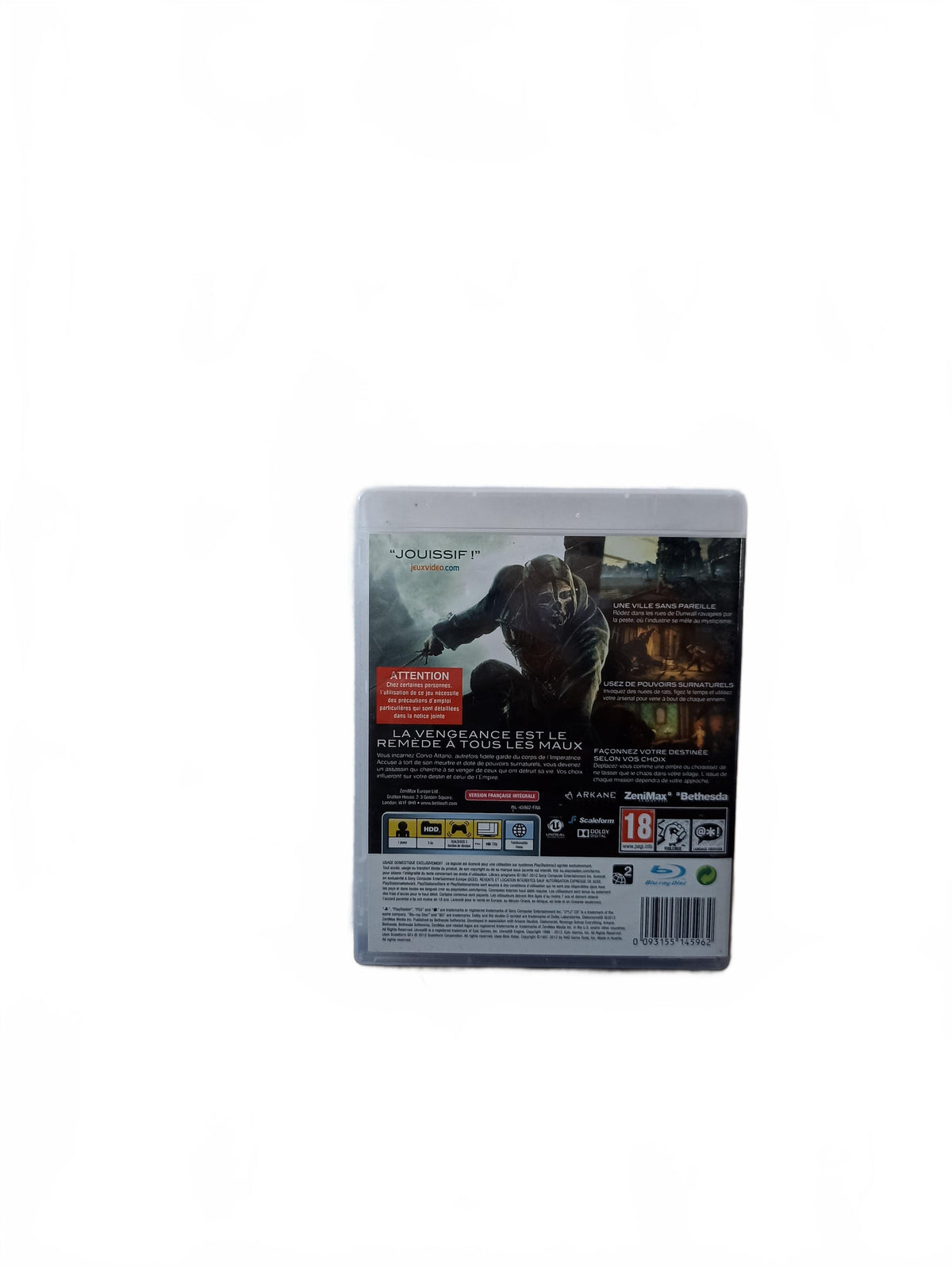 Dishonored PlayStation 3 (complet)