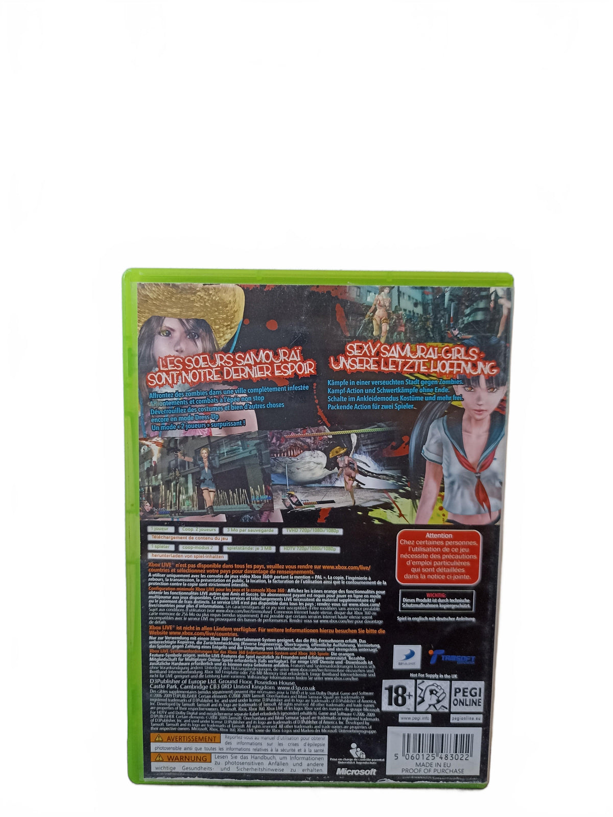 OneChambara Bikini Samurai Squad Xbox 360 Complet Version Française