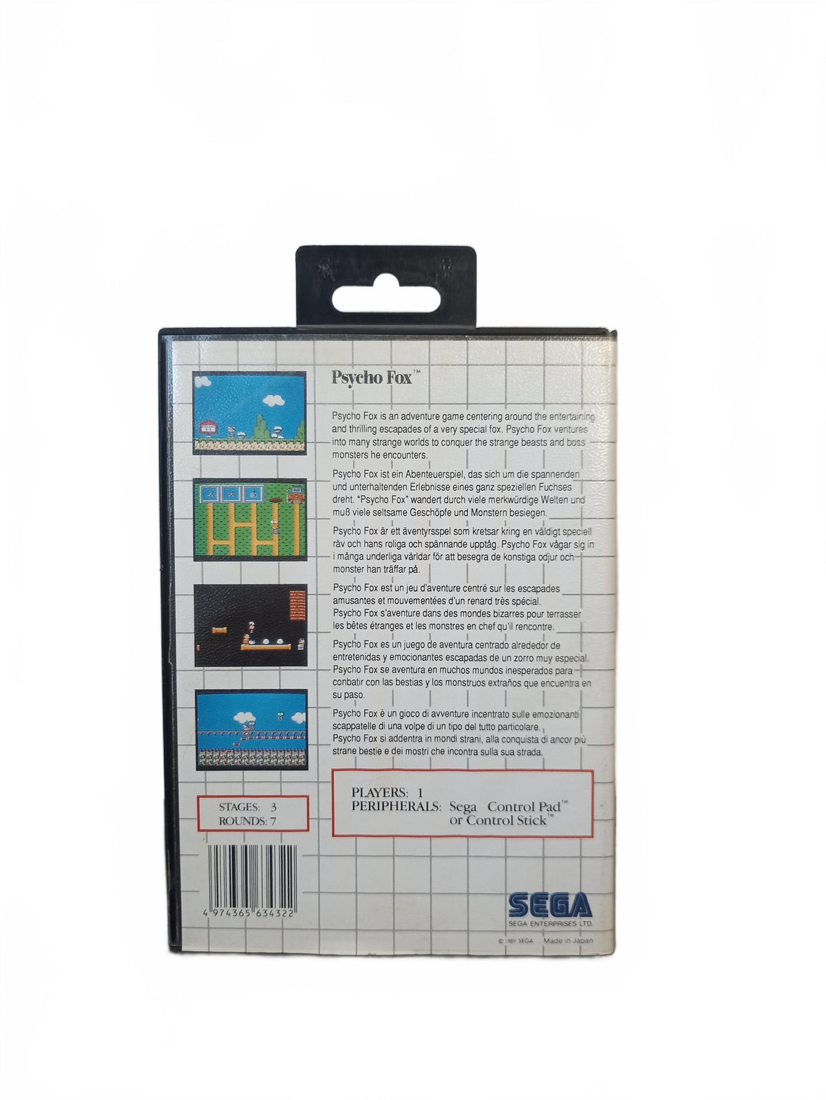 Psycho Fox Master System