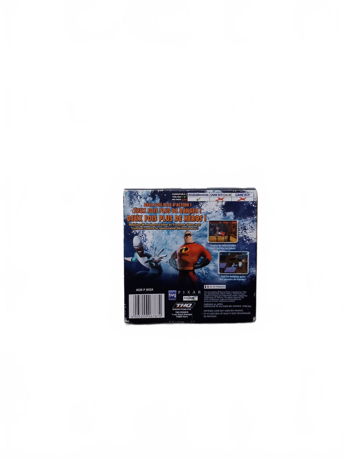 Les Indestructibles Game Boy Advance (GBA) complet en boite