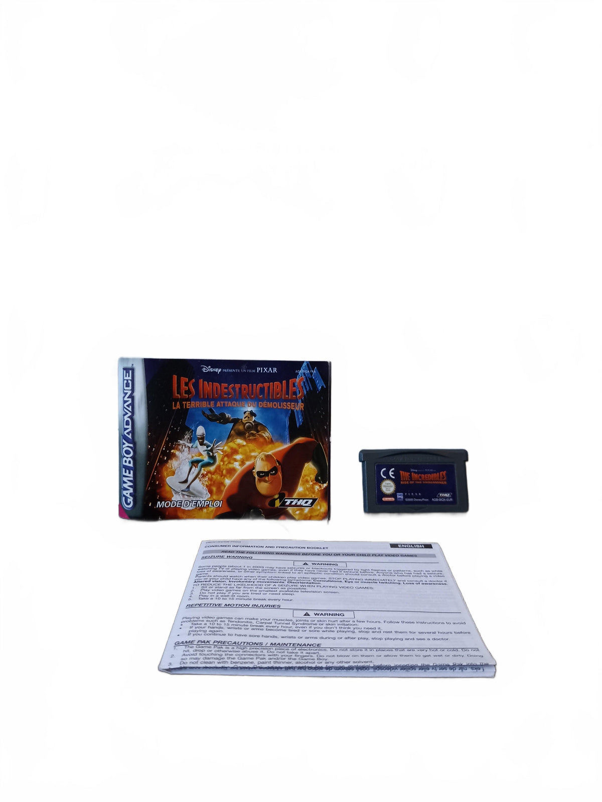 Les Indestructibles Game Boy Advance (GBA) complet en boite