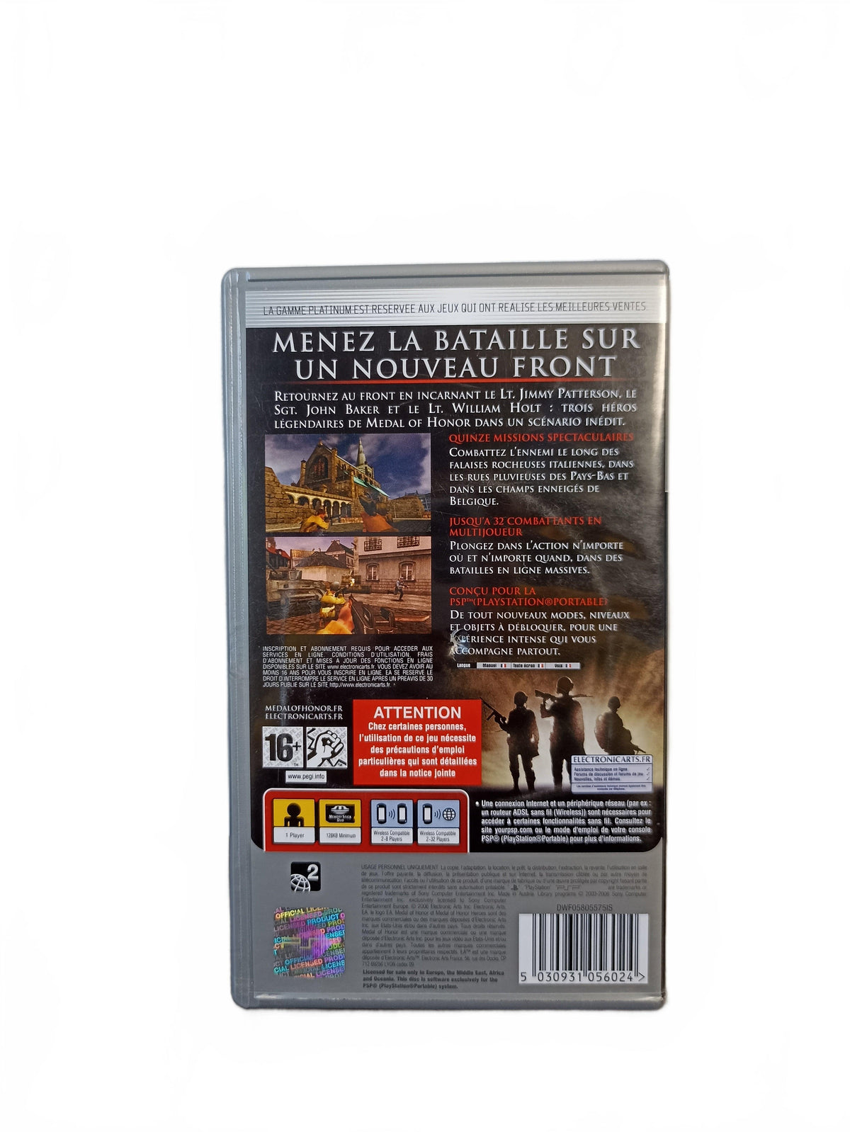 Medal of Honor Heroes Playstation Portable