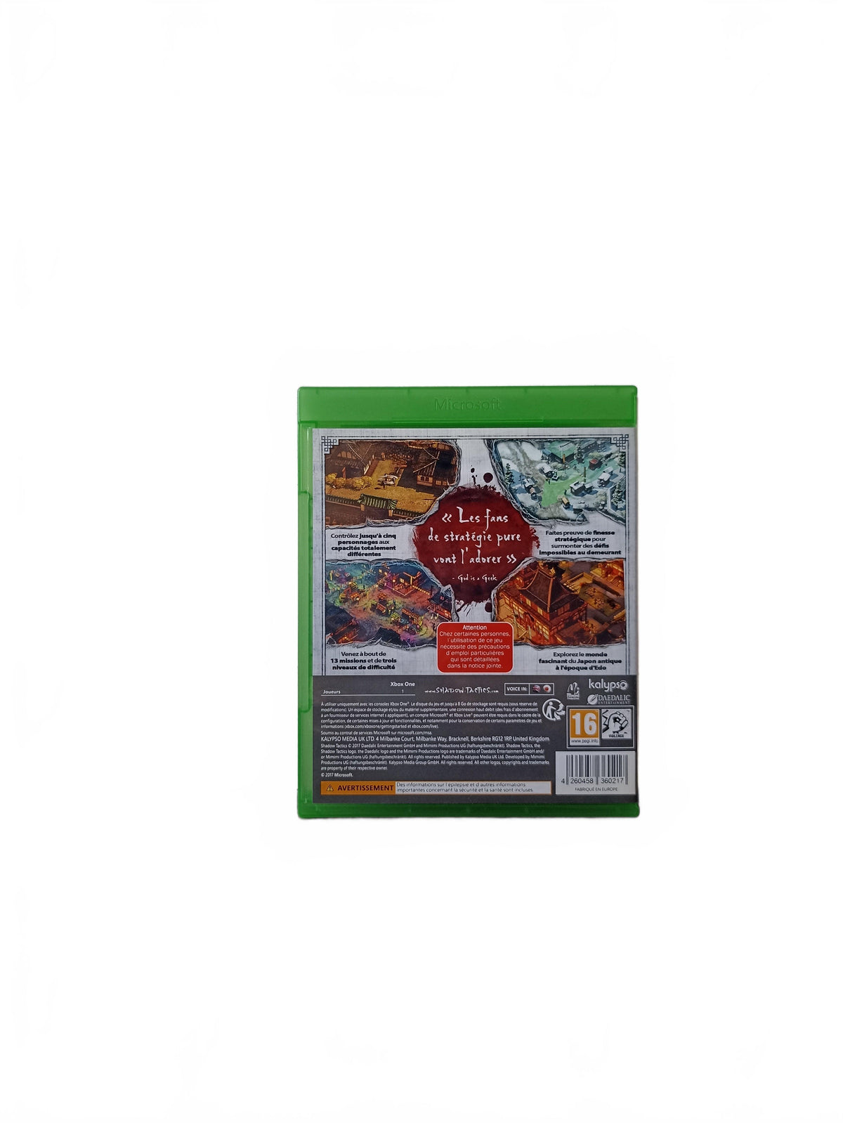Shadow Tactics Xbox One