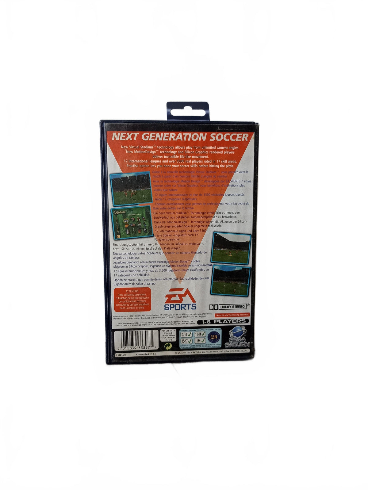 Fifa Soccer 96 Sega Saturn