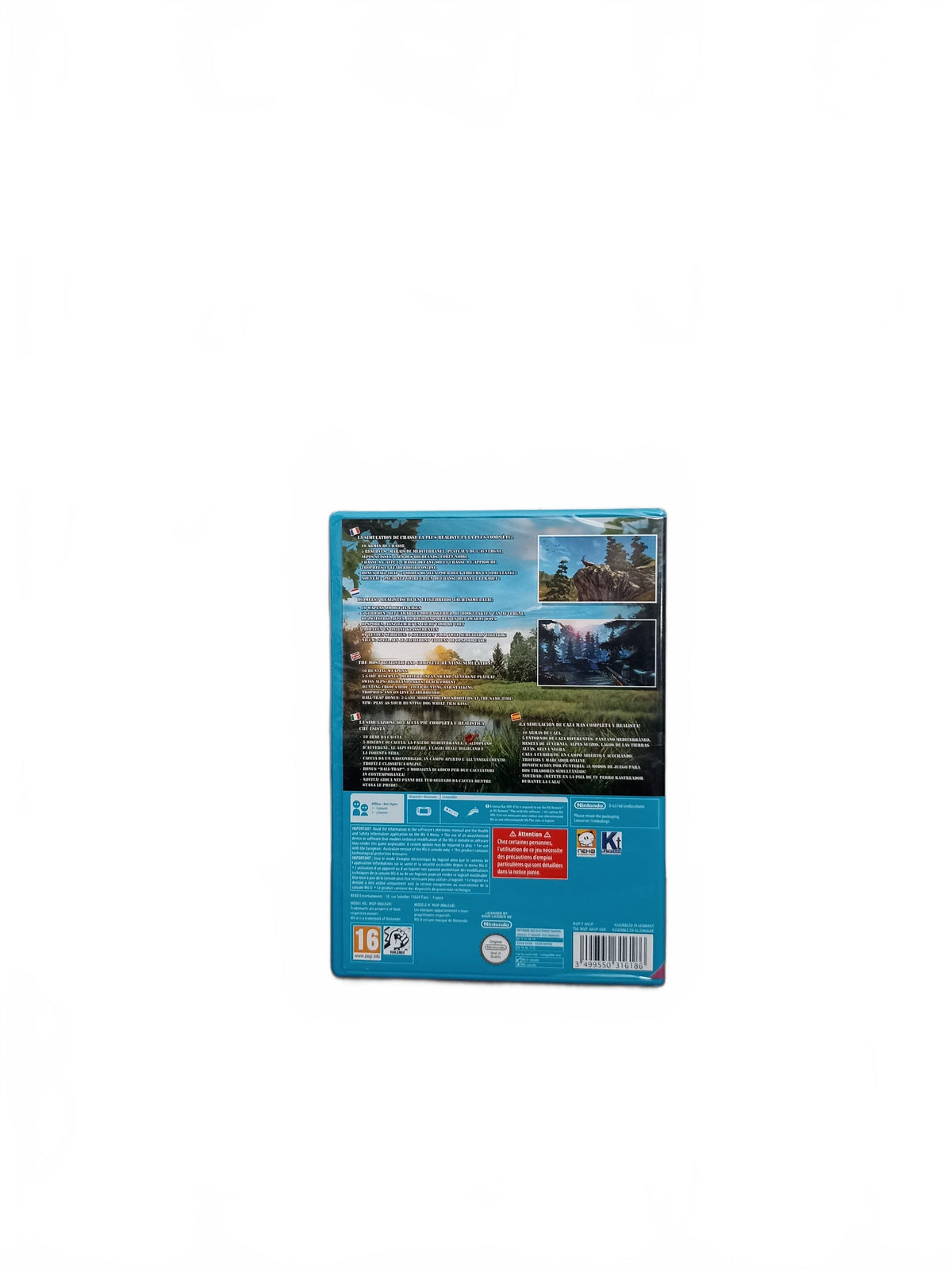 Hunter's Trophy 2 Europa + Ball-Trap - Wii U - Pack avec accessoire fusil