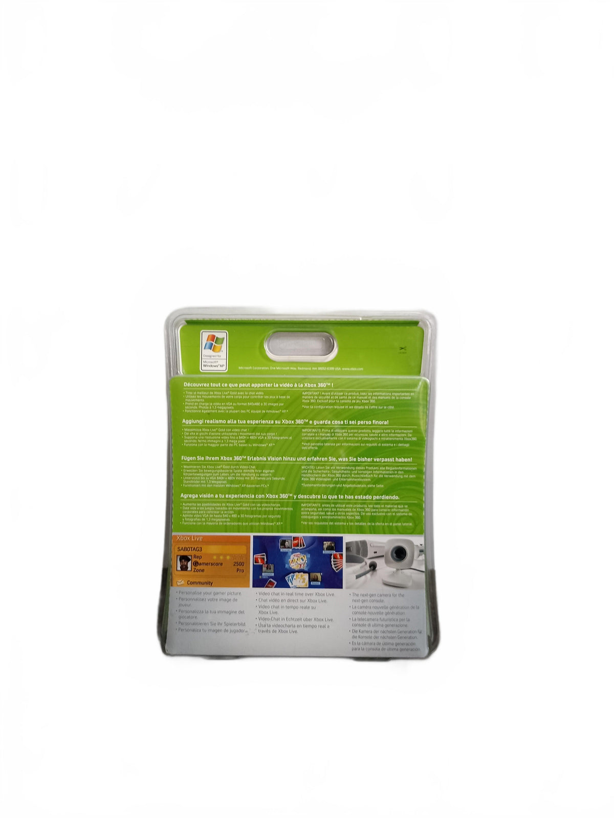 Xbox Live Vision - Xbox 360 - Caméra officielle - Sous blister