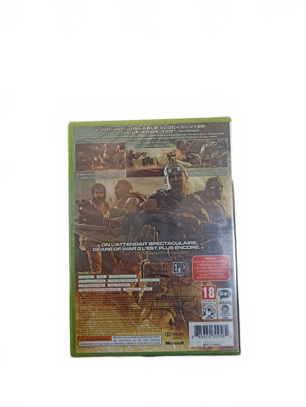 Gears of War 3 – Xbox 360 Blister
