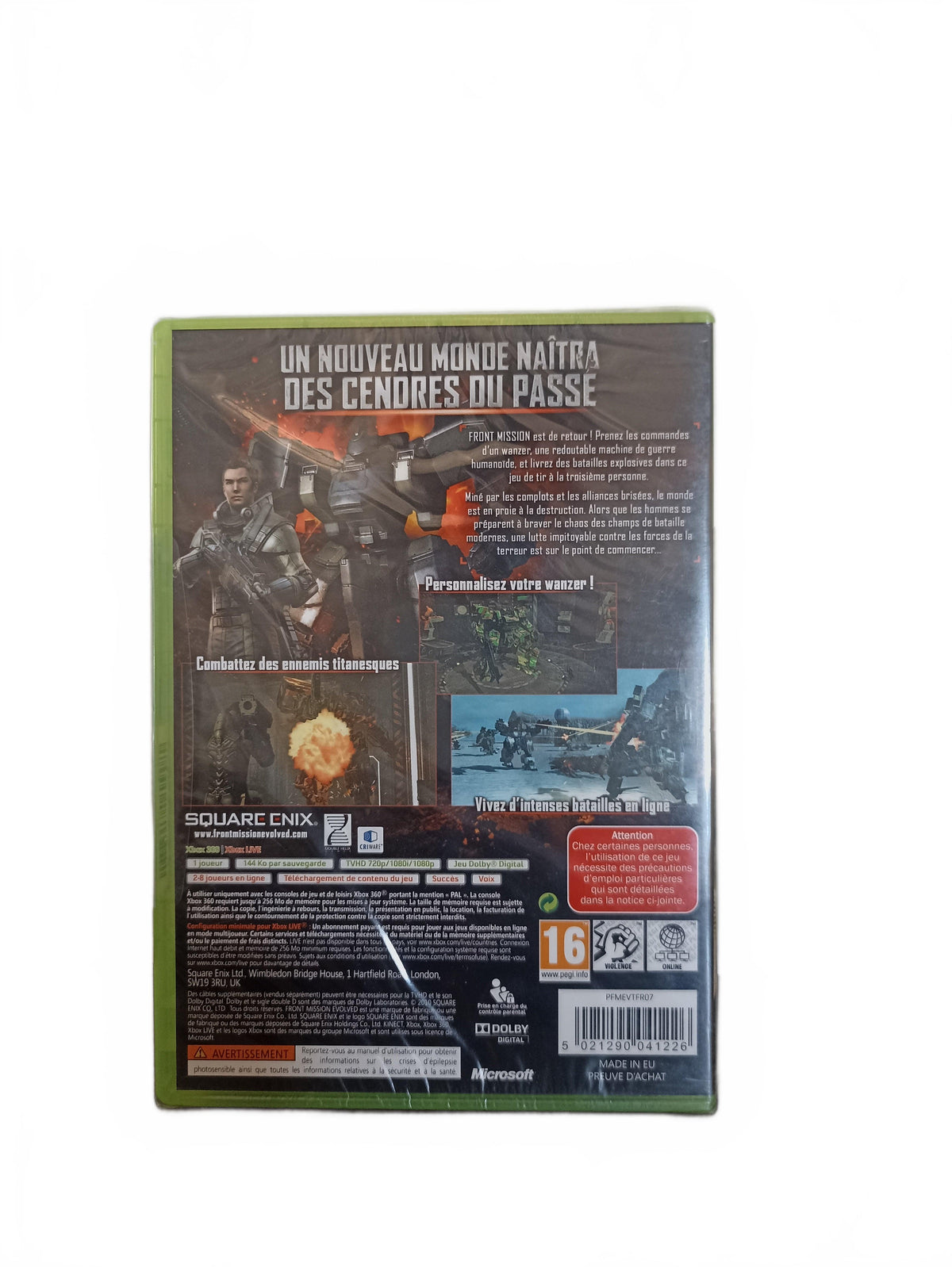 Front Mission Evolved – Xbox 360 Neuf Blister