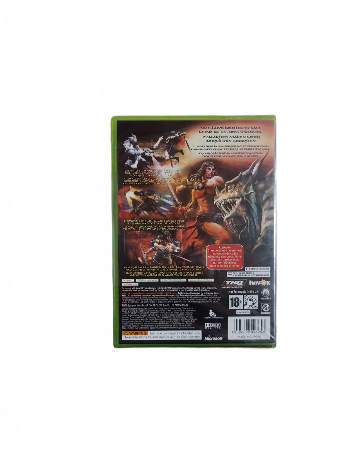 Conan Xbox 360 Blister