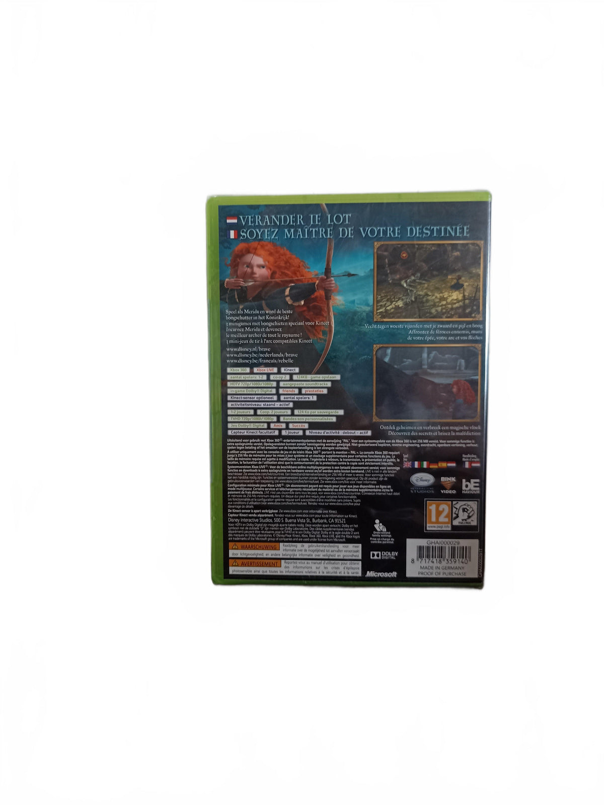 Disney Rebelle Xbox 360 Blister