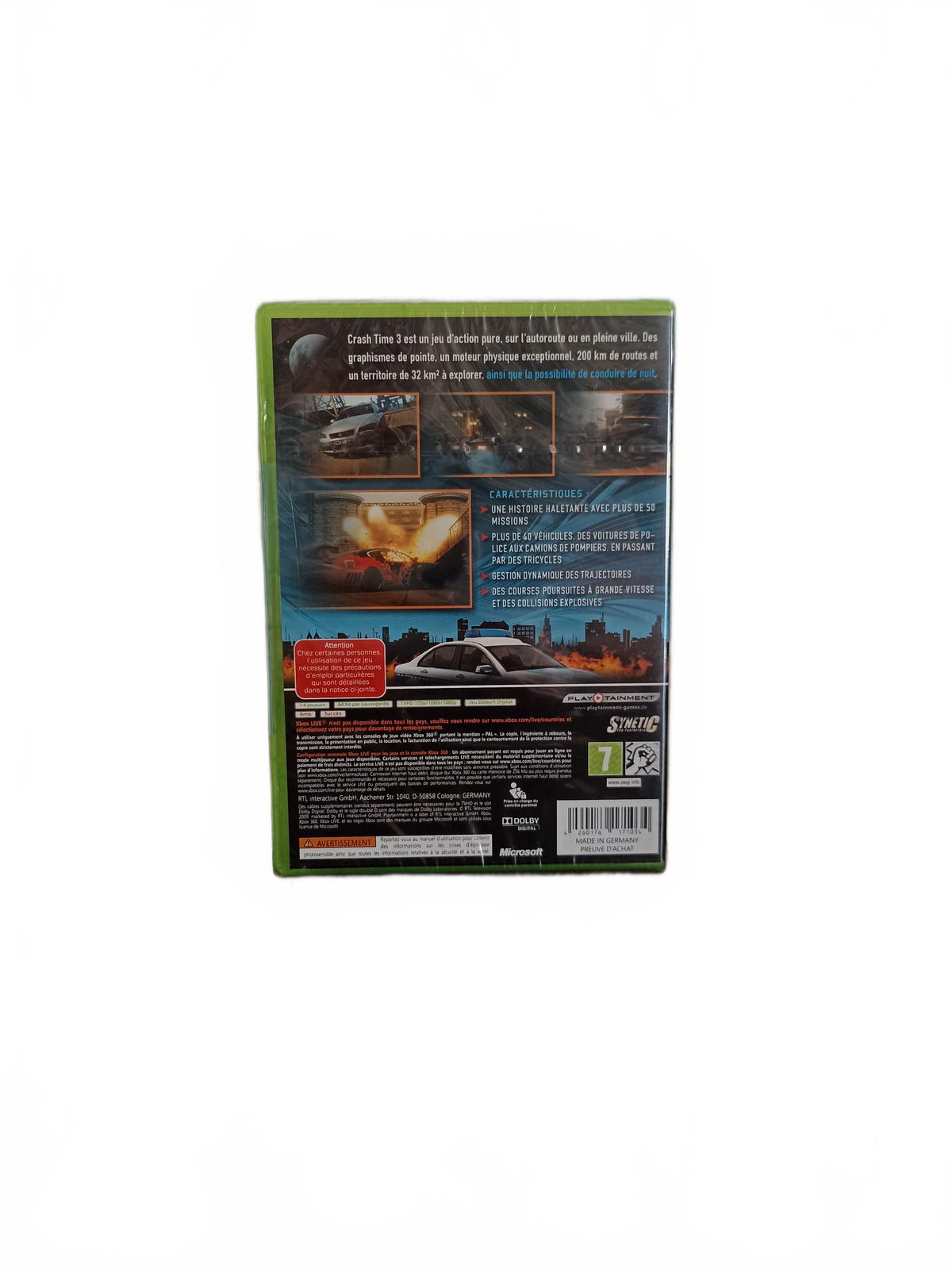 Crash Time III Xbox 360 Blister