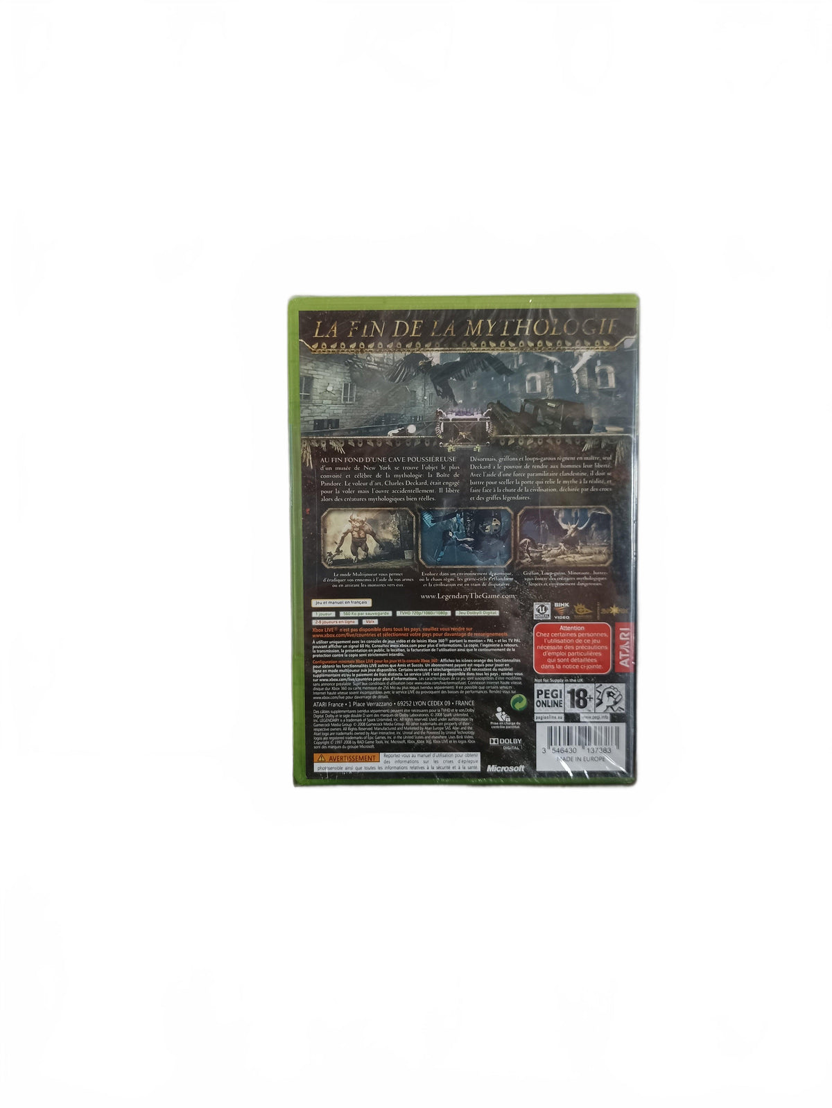 Legendary Xbox 360 Blister