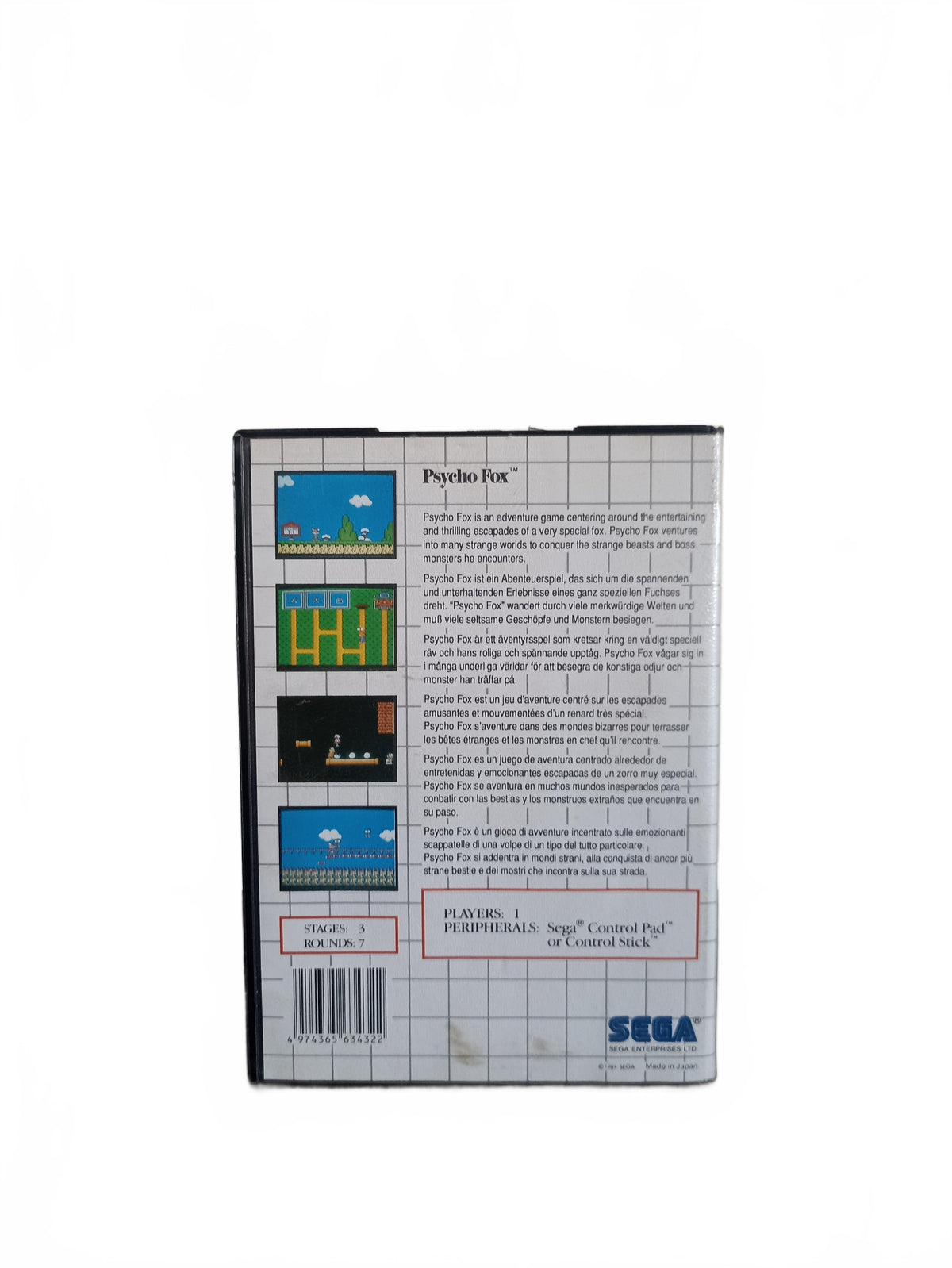 Psycho Fox Master System