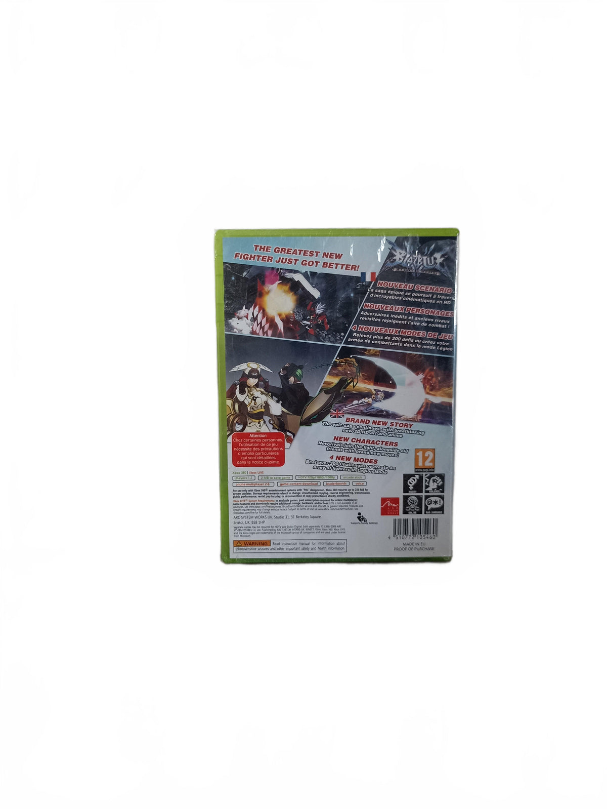 Blazblue Xbox 360 Blister