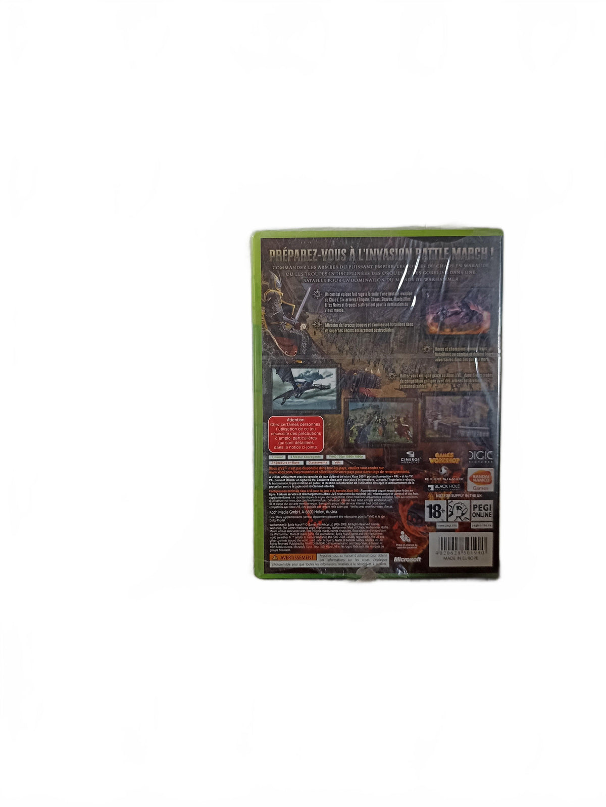 Warhammer Battle March Xbox 360 Blister
