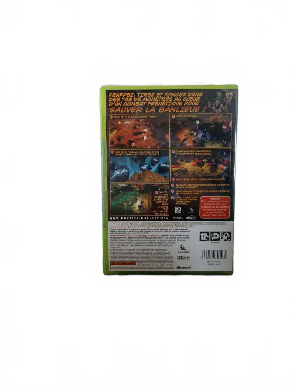 Monster Madness Xbox 360 Blister