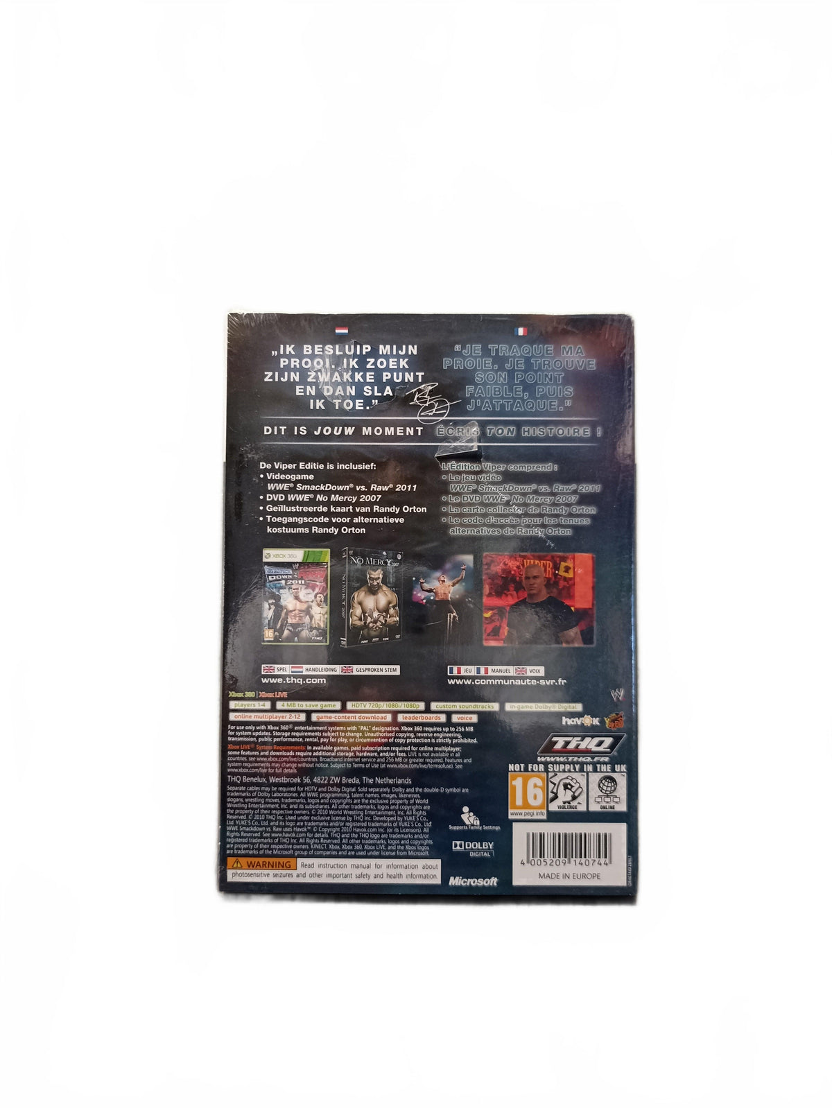 WWE SmackDown vs. Raw 2011 The Viper Edition Xbox 360 Reblister
