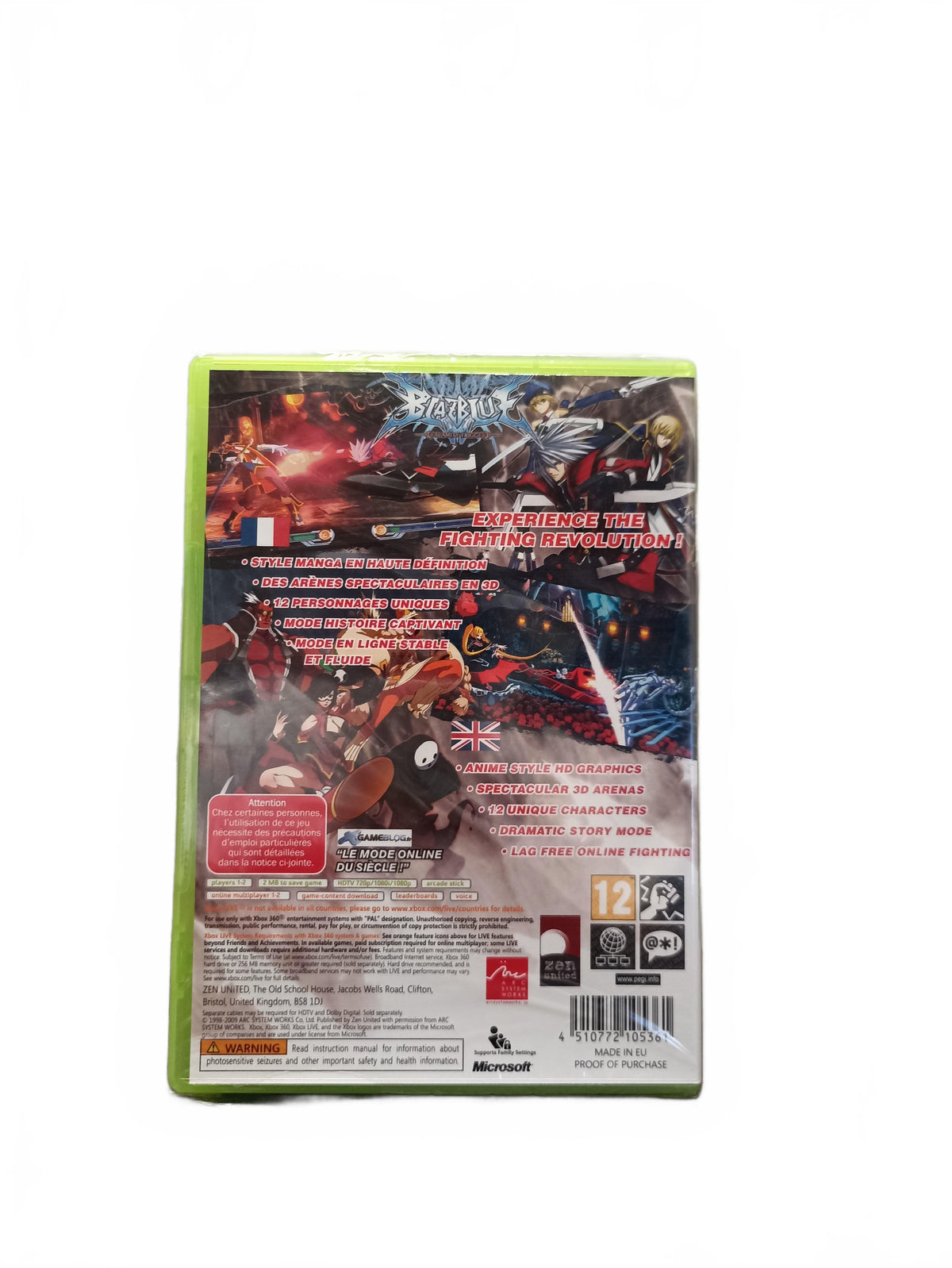 BlazBlue: Calamity Trigger Xbox 360 Blister