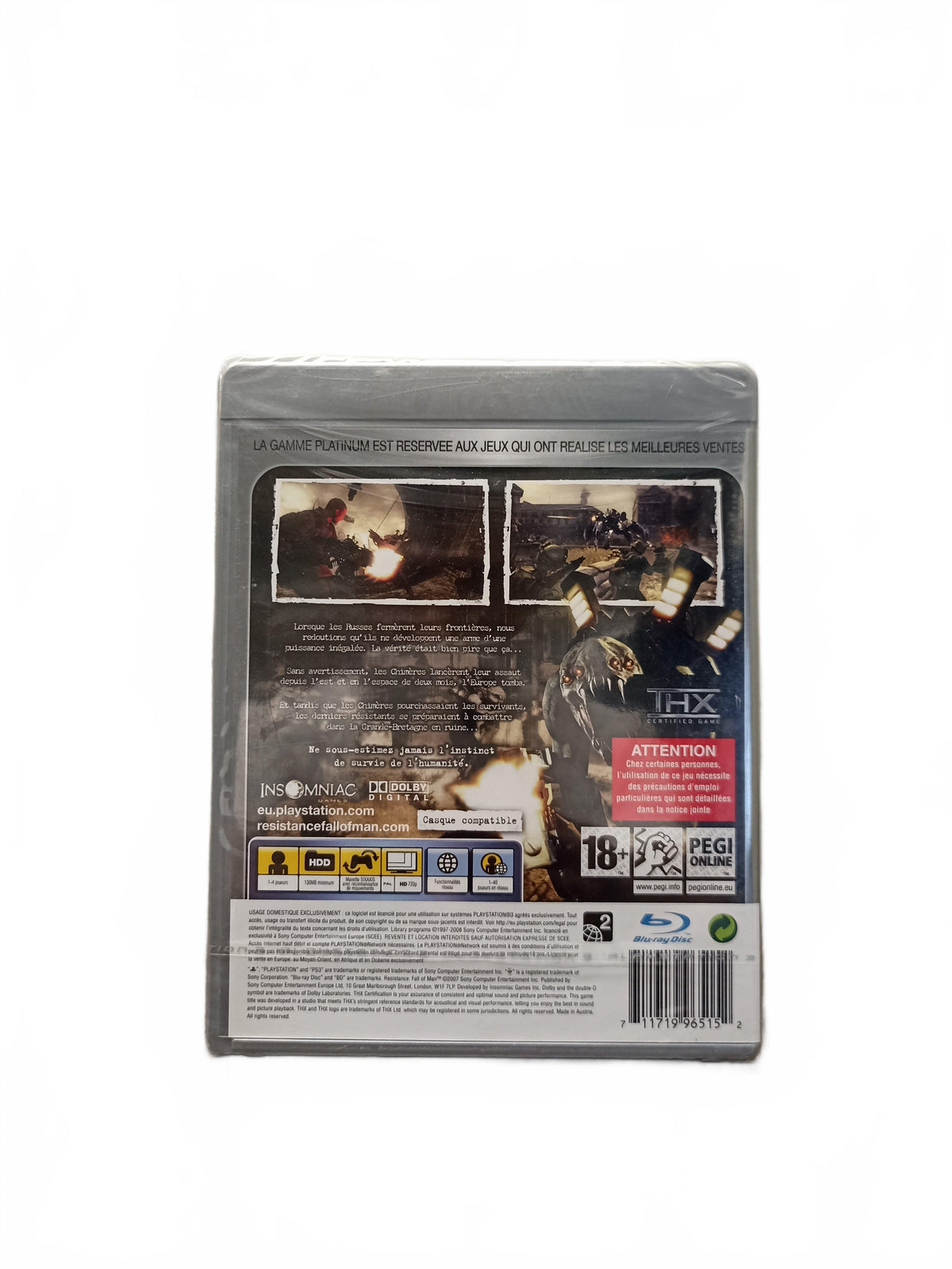 Resistance: Fall of Man Platinum PS3 Blister