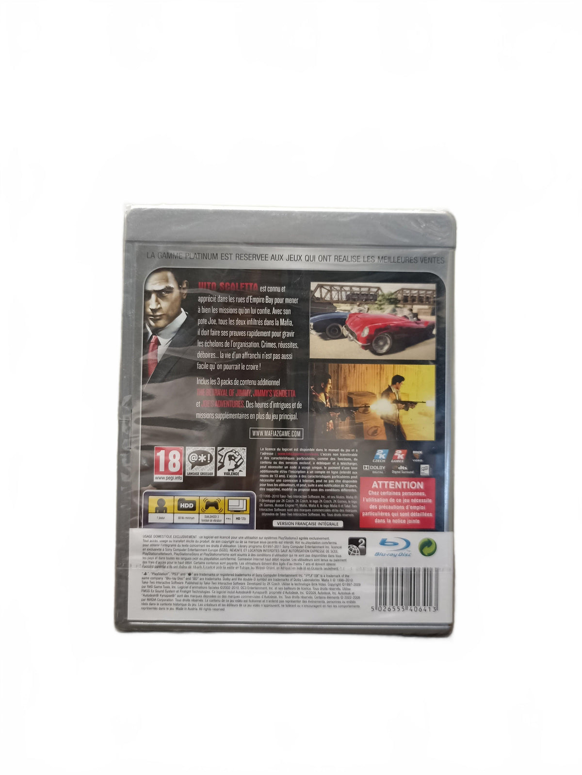 Mafia II Platinum PS3 Blister