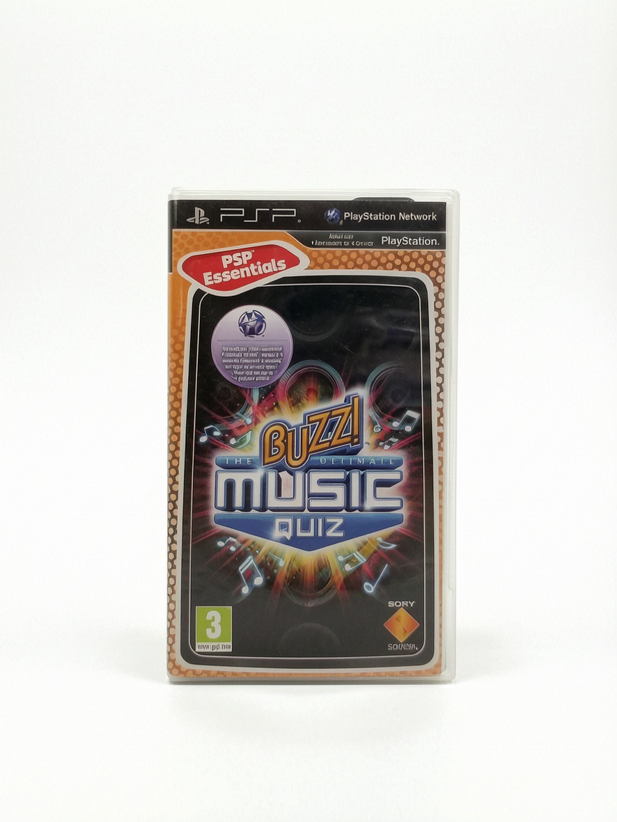 Buzz The Ultimate Music Quiz Playstation Portable Version PSP essentials