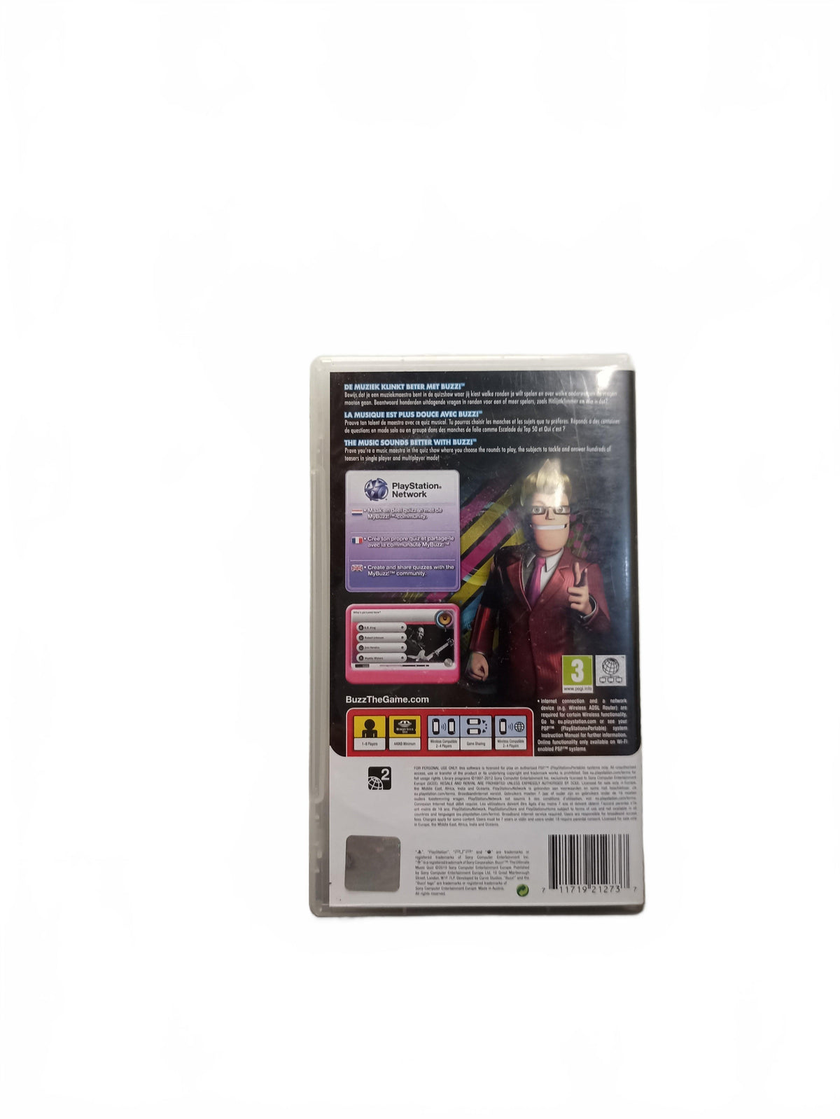 Buzz The Ultimate Music Quiz Playstation Portable Version PSP essentials