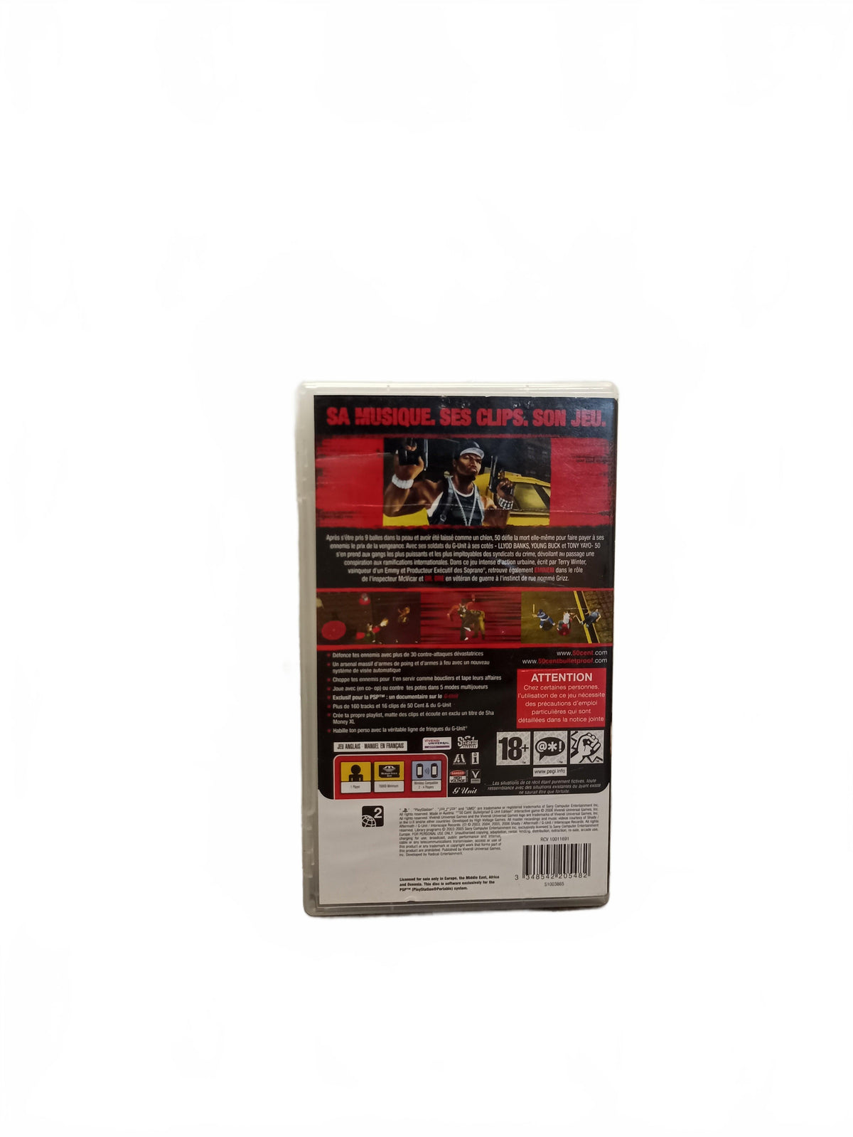 50 Cent Bulletproof Playstation Portable Version PSP