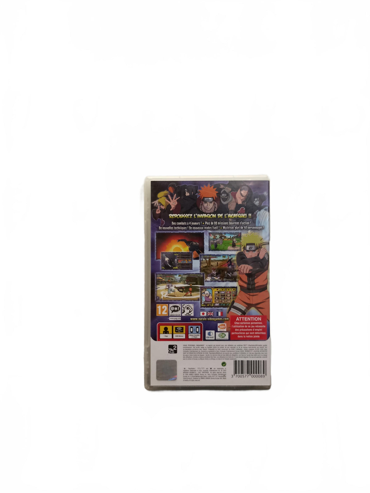 Naruto Shippuden Ultimate Ninja Heroes 3 Playstation Portable Version PSP