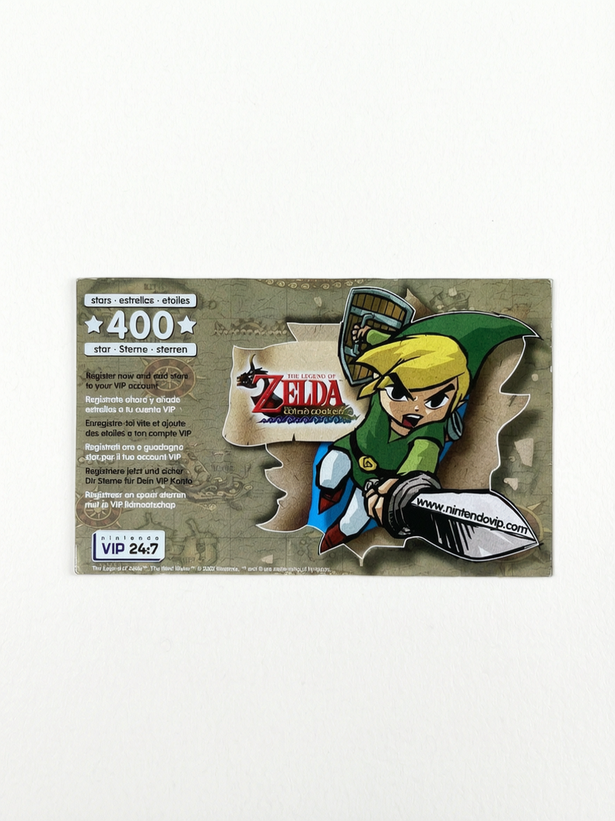 Carte VIP The Legend of Zelda : The Wind Waker 400