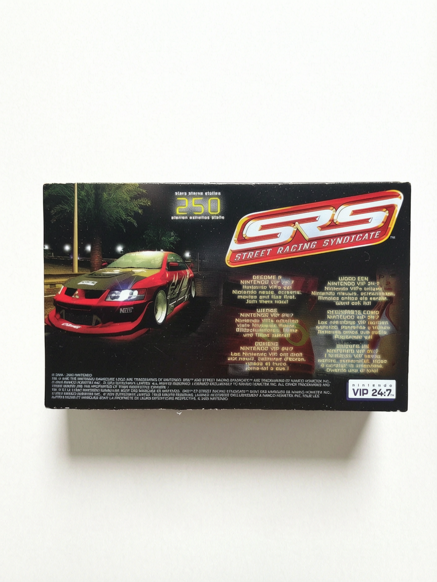Carte VIP Street Racing Syndicate
