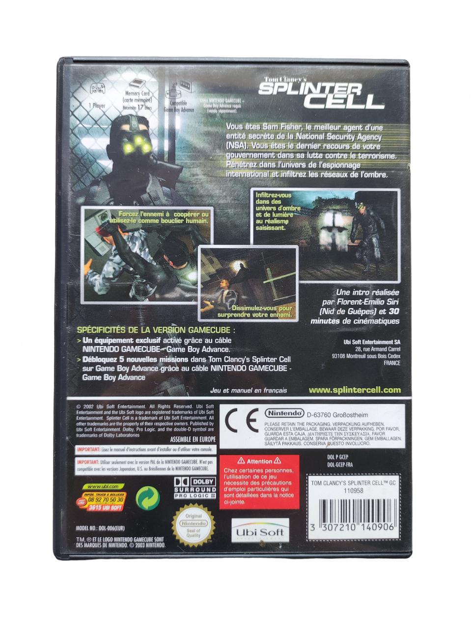 Tom Clancy's Splinter Cell GameCube