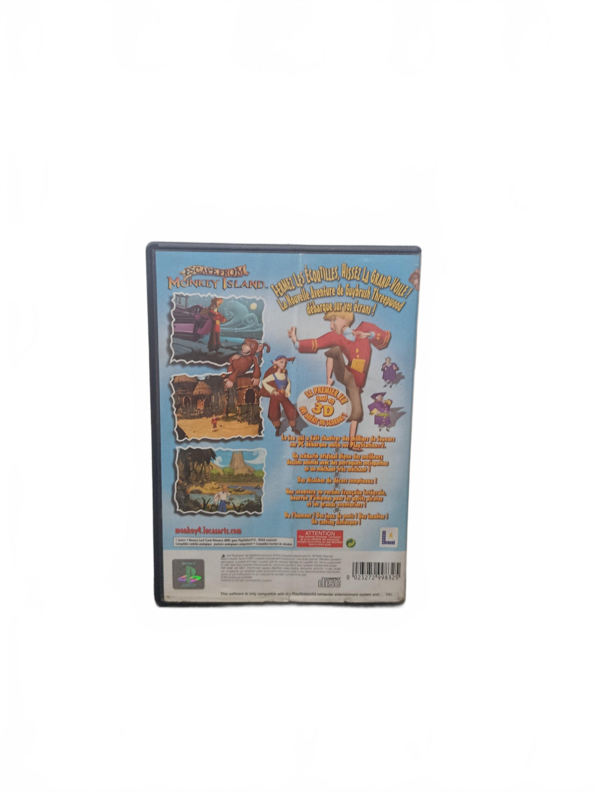 Escape from Monkey Island Playstation 2 (PS2) Version FRA Complet