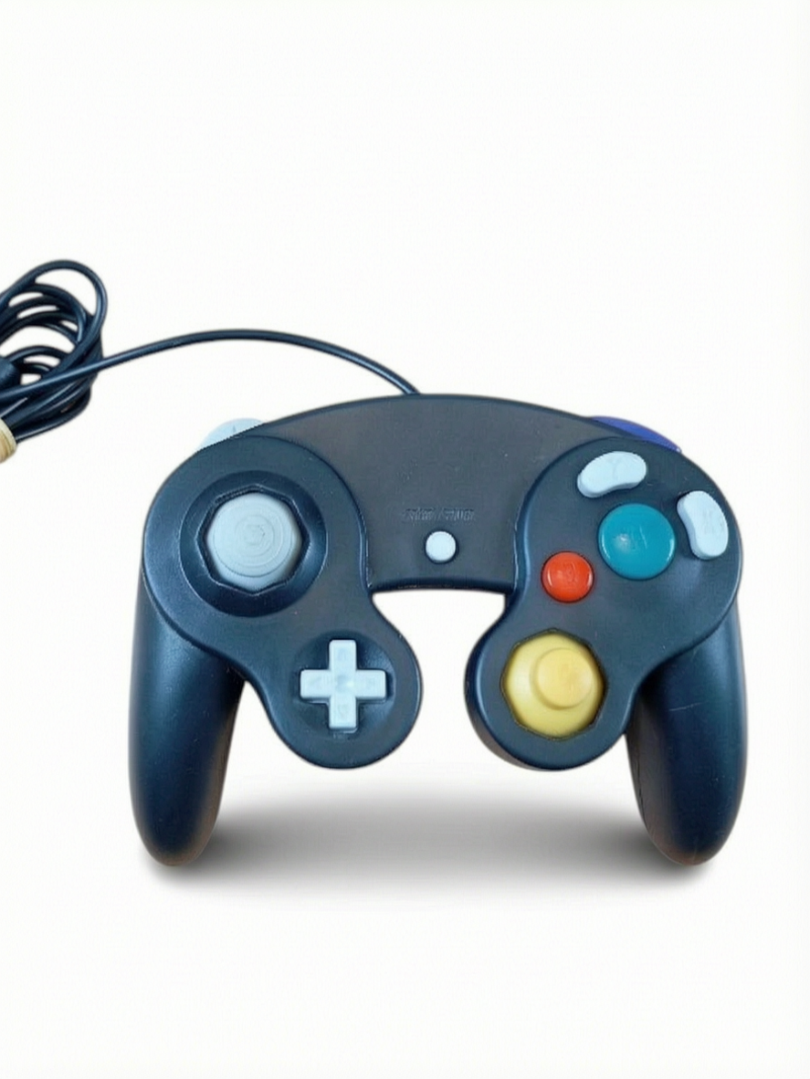 Manette Noire Non Officielle GameCube