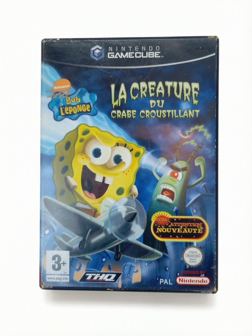 Bob l'Eponge La créature du crabe Croustillant GameCube