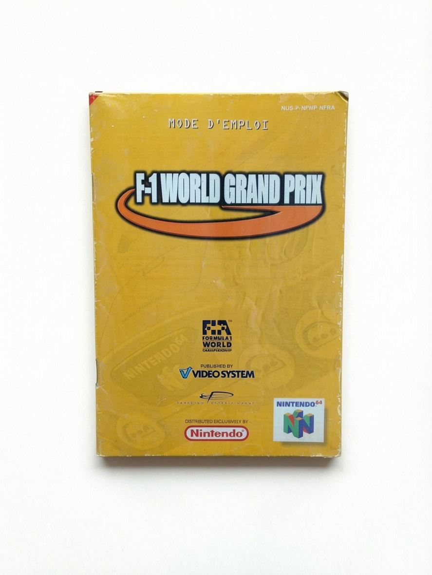 Notice Nintendo 64 : F-1 World grand Prix