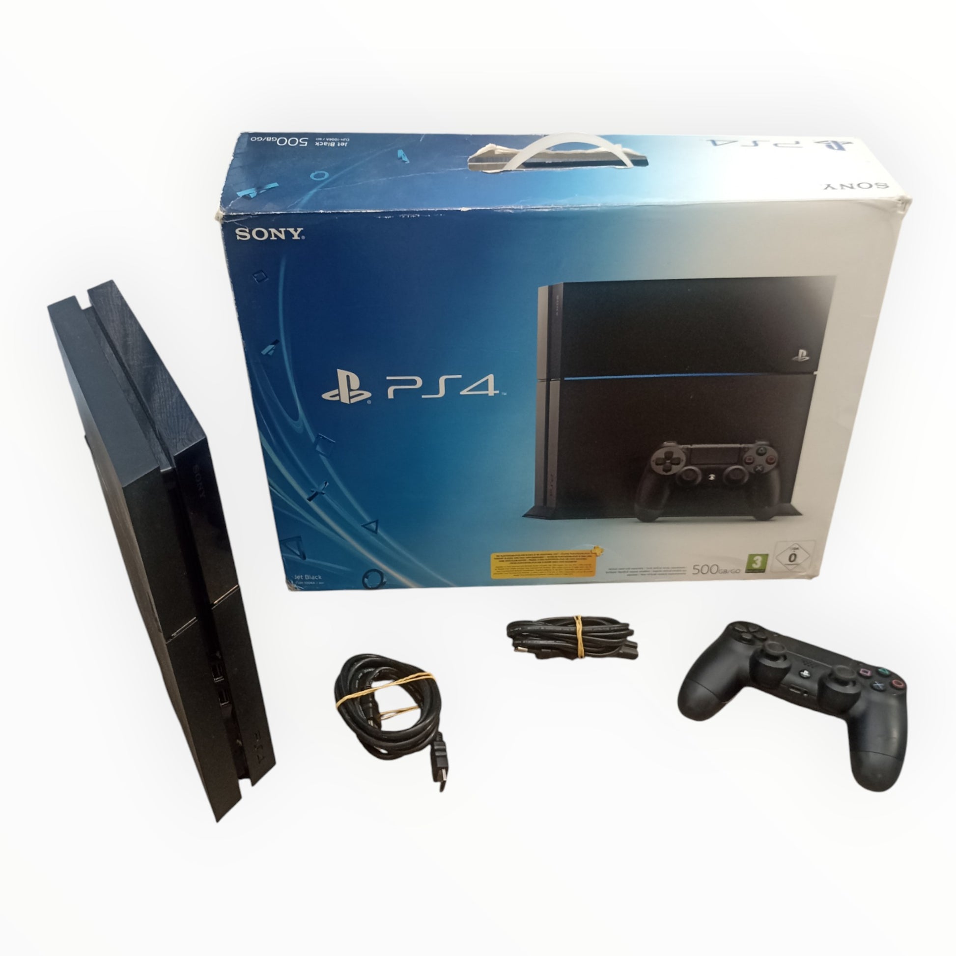 Console Sony PlayStation 4 500 Go avec boîte, manette et notice officielle