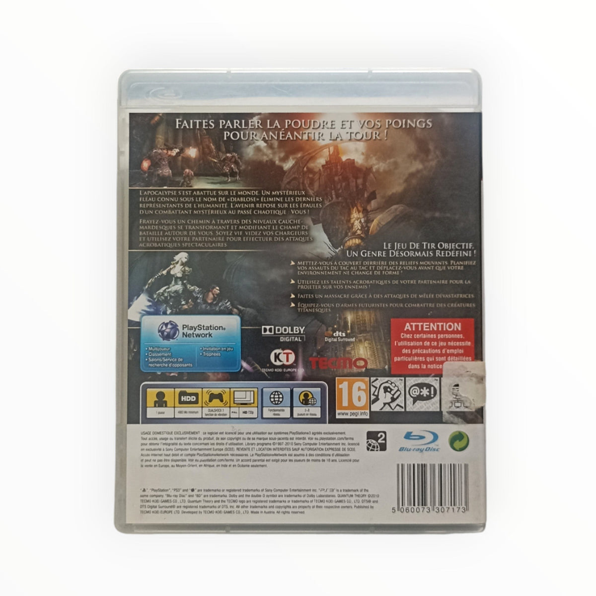 Quantum Theory Playstation 3 (PS3) - Masaru