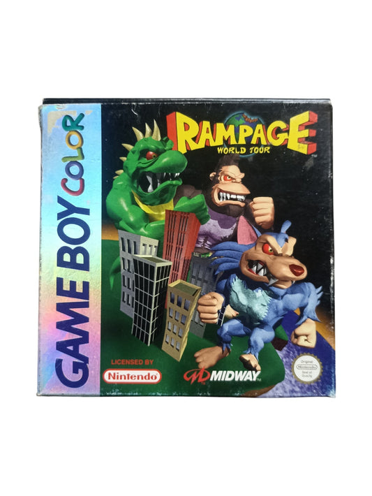 Rampage World Tour Game Boy Color – Complet en boîte avec notice - Masaru