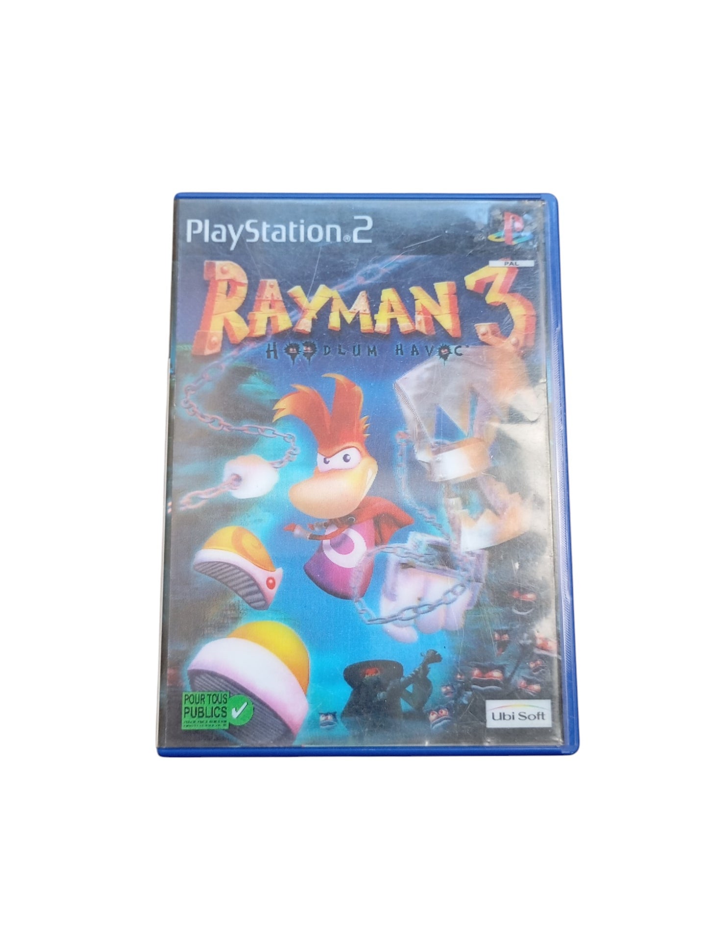 Rayman 3 Hoodlum Havoc PlayStation 2 PS2 complet en boîte avec disque et notice