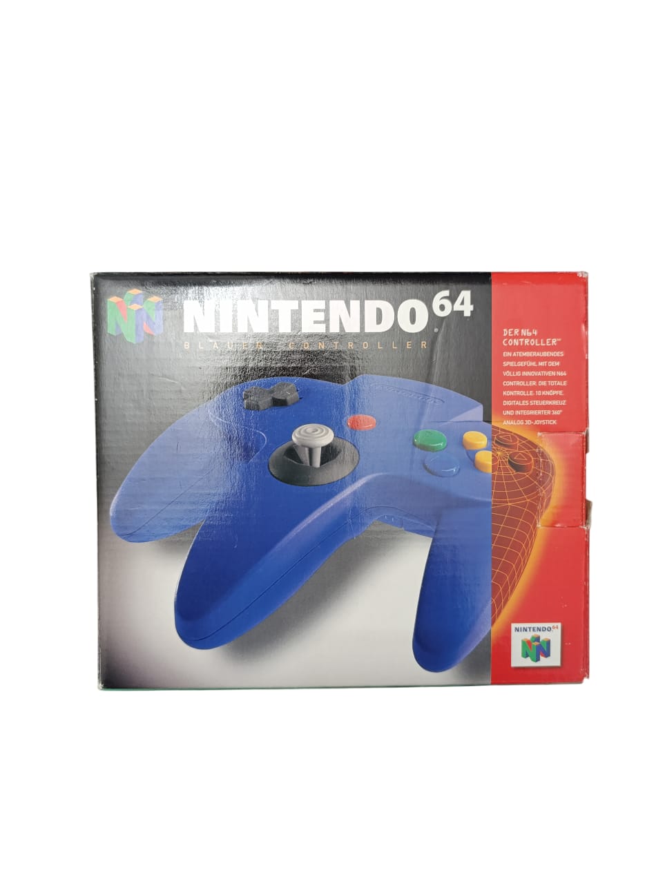Manette Bleu Nintendo 64 en boîte