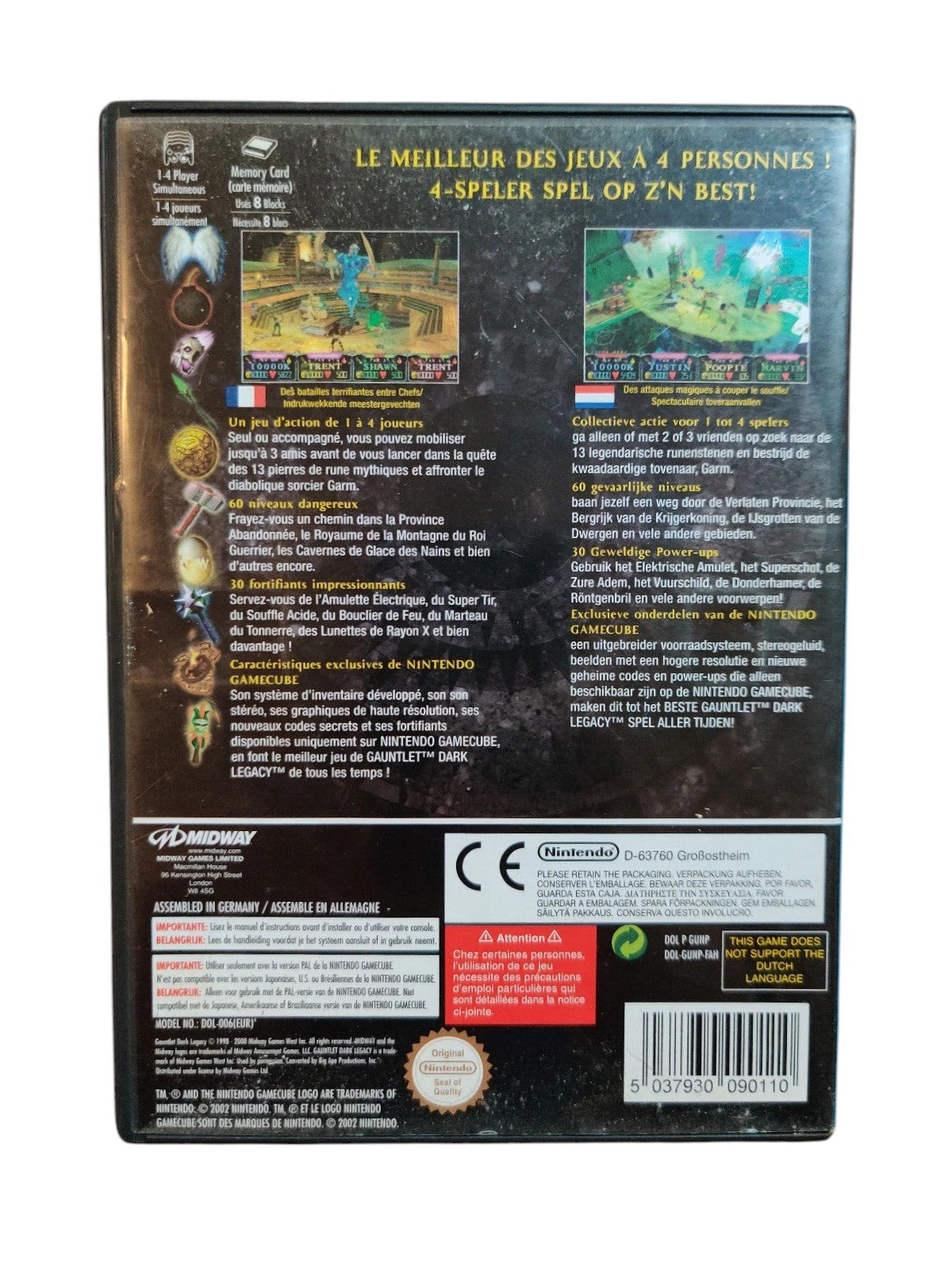 Gauntlet Dark Legacy GameCUbe Complet