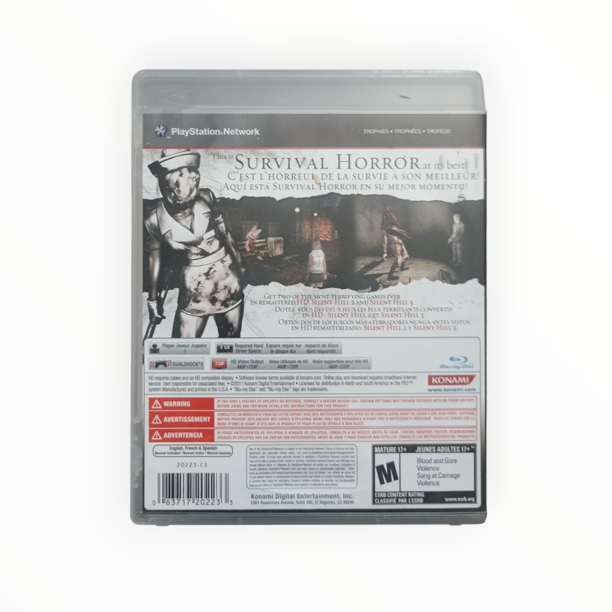 Silent Hill HD Collection Playstation 3 (PS3) - Masaru