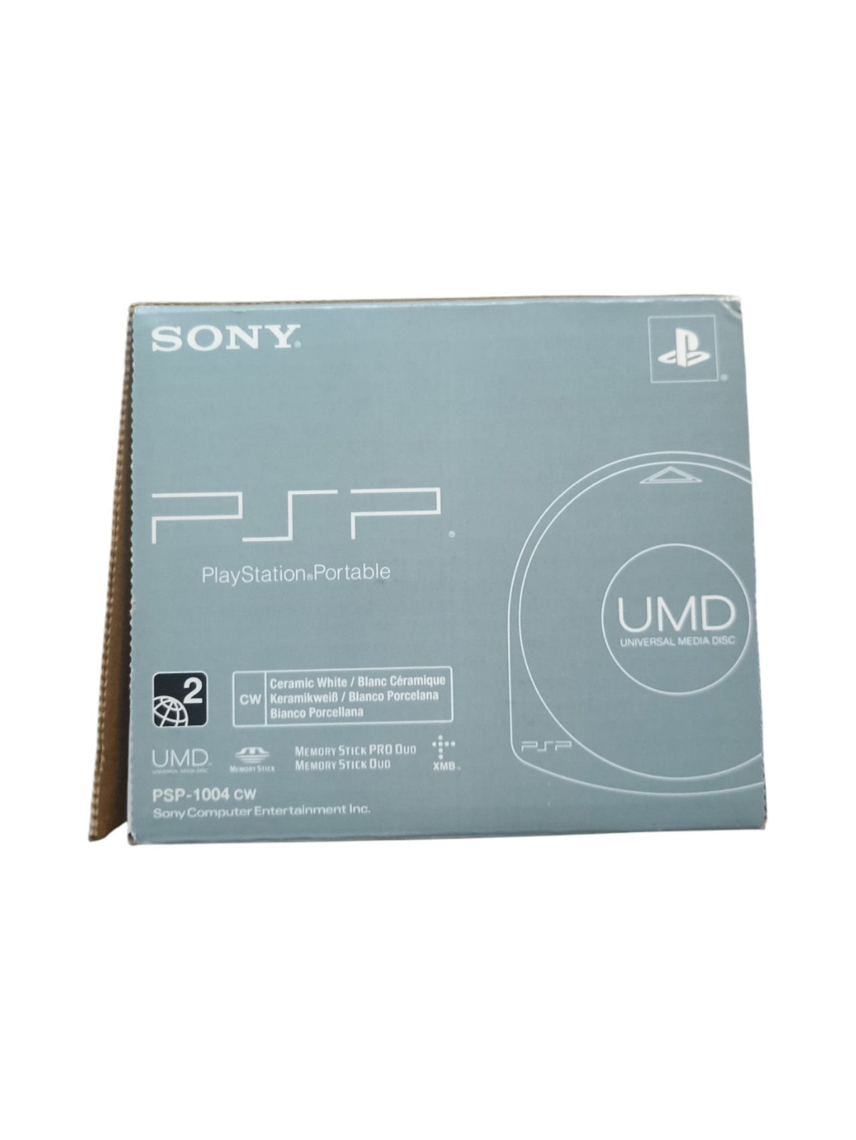 Sony PSP - 1004 Ceramic White – Console PlayStation Portable en boîte - Masaru