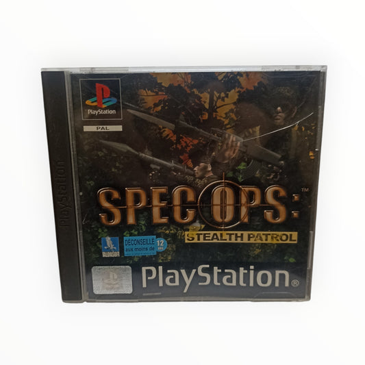 Spec Ops Stealth Patrol PlayStation 1 PS1 complet avec boîte, notice et disque
