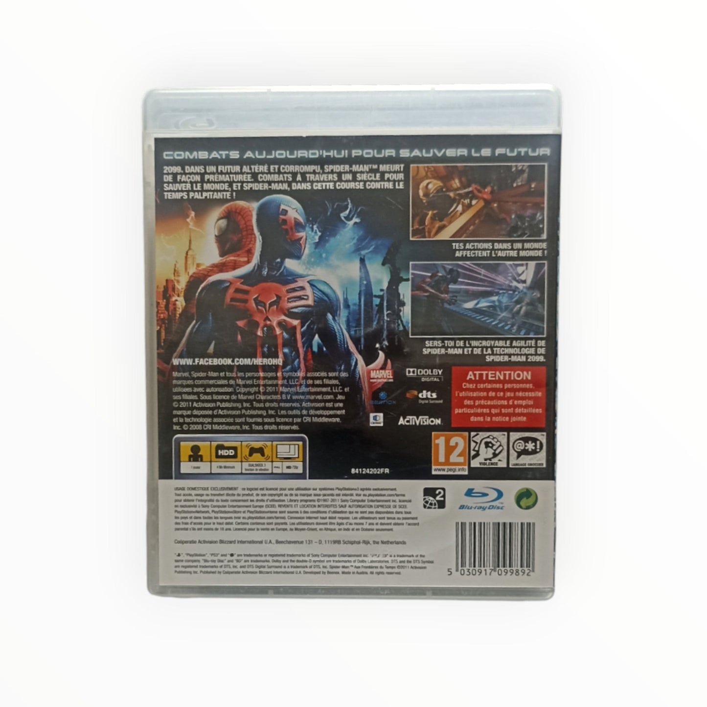 Spider - Man: Aux Frontières du Temps Playstation 3 (PS3) - Masaru