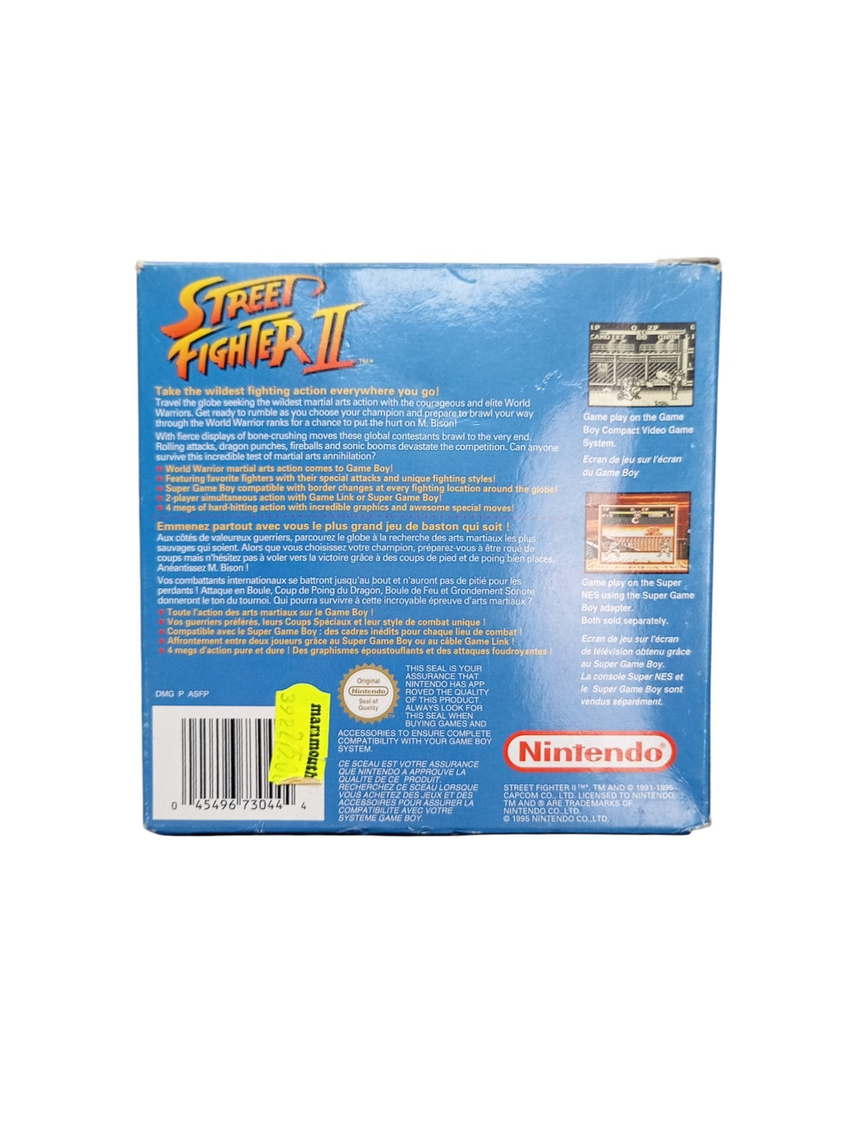 Street Fighter II – Nintendo Game Boy (boîte + notice, sans cartouche) - Masaru