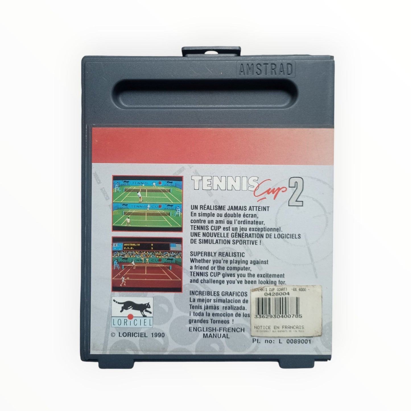 tennis cup 2 amstrad GX 4000 - Masaru