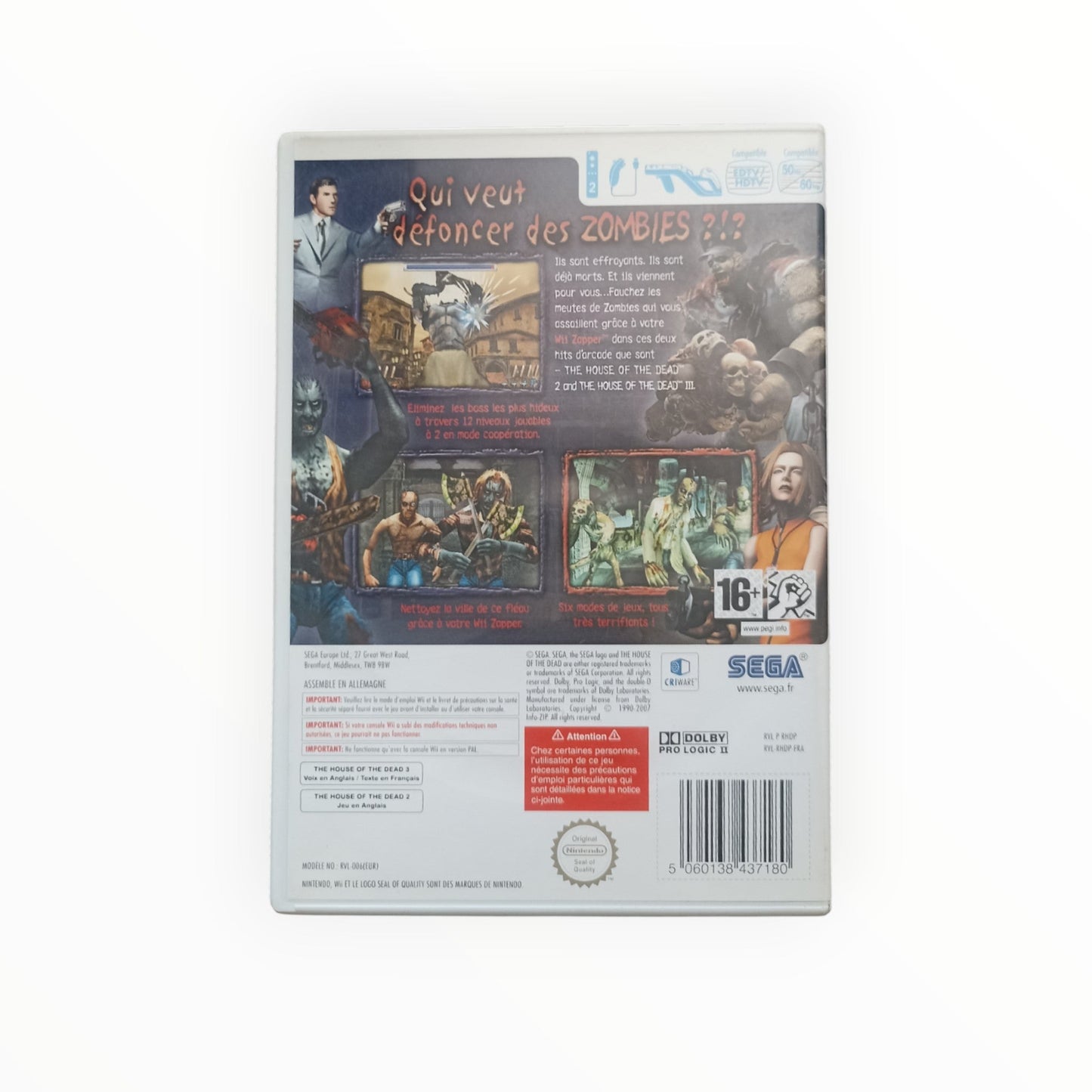 The House of the Dead 2 & 3 Return WII - Masaru