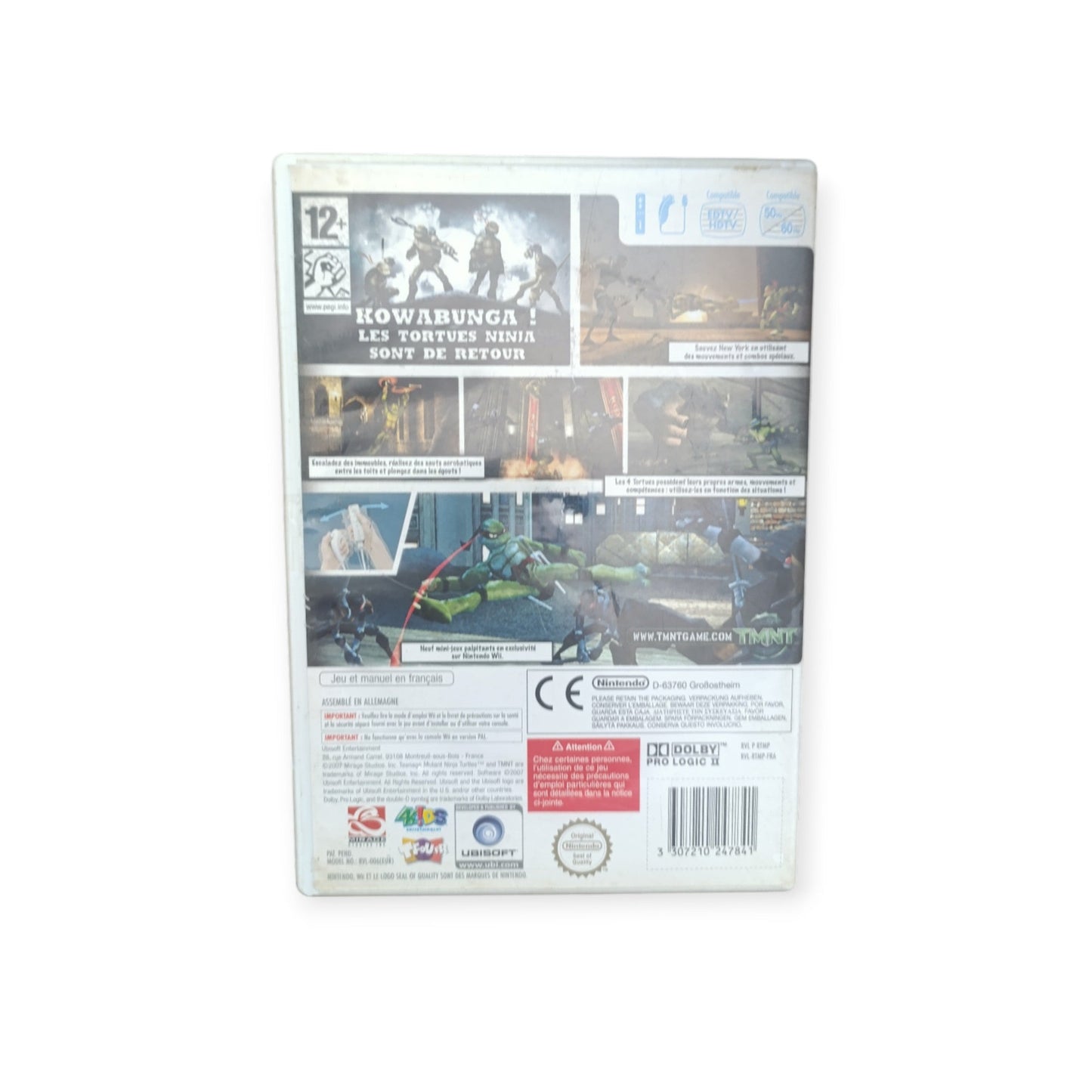 TMNT : Les Tortues Ninja – Nintendo Wii (complet) - Masaru