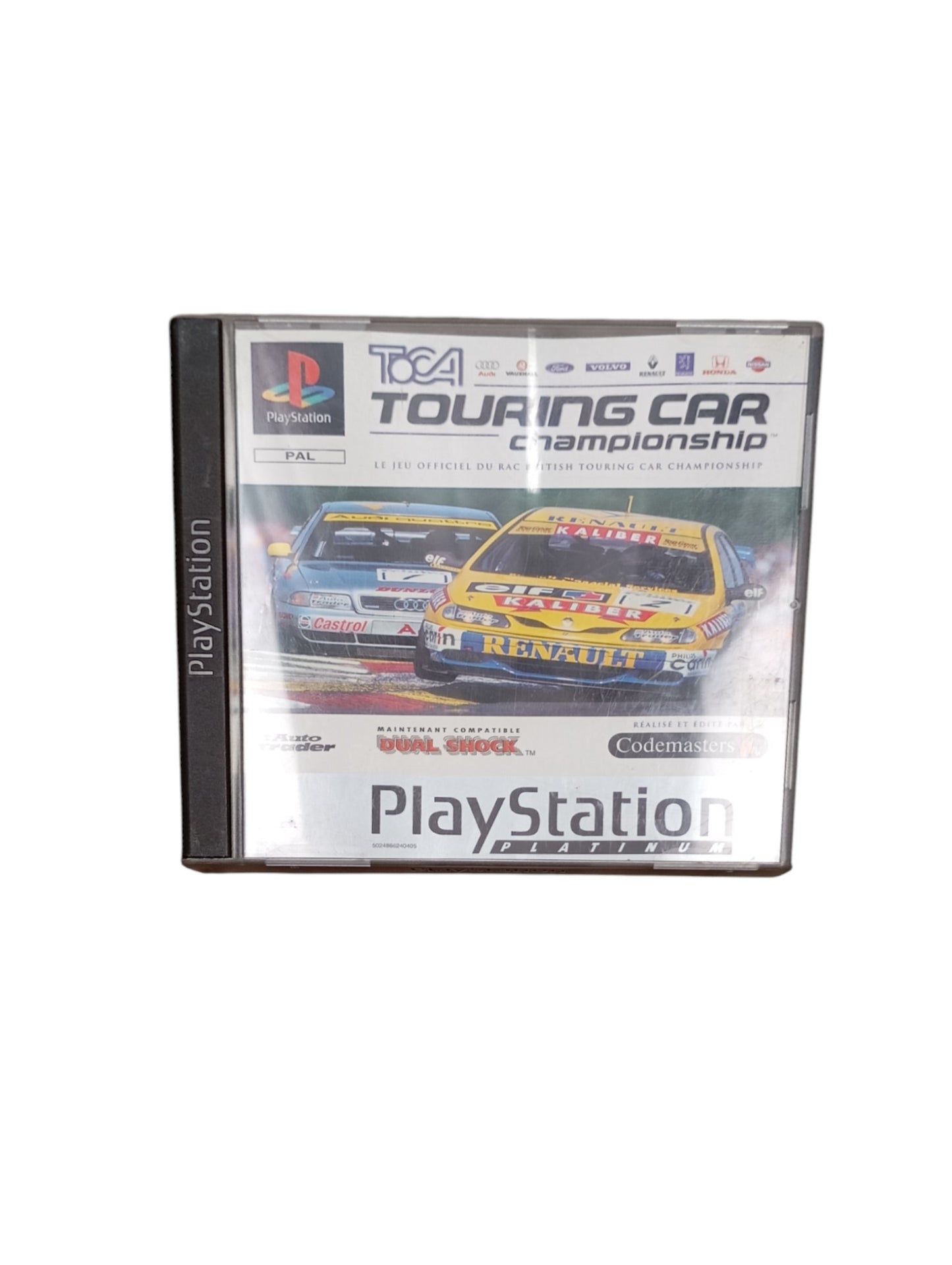 TOCA Touring Car Championship PlayStation 1 Platinum complet en boîte avec disque et notice
